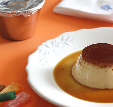 Receta de flan de huevo en Crock Pot