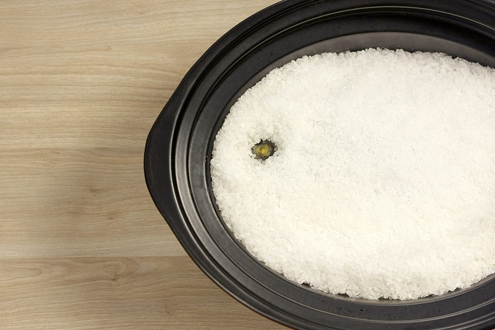 Cómo hacer dorada a la sal en Crock Pot o slow cooker. Receta paso a paso.