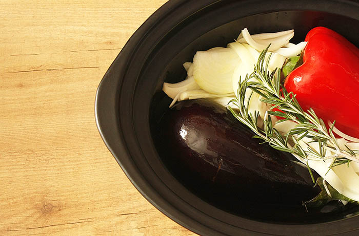 Receta de escalivada en Crock Pot