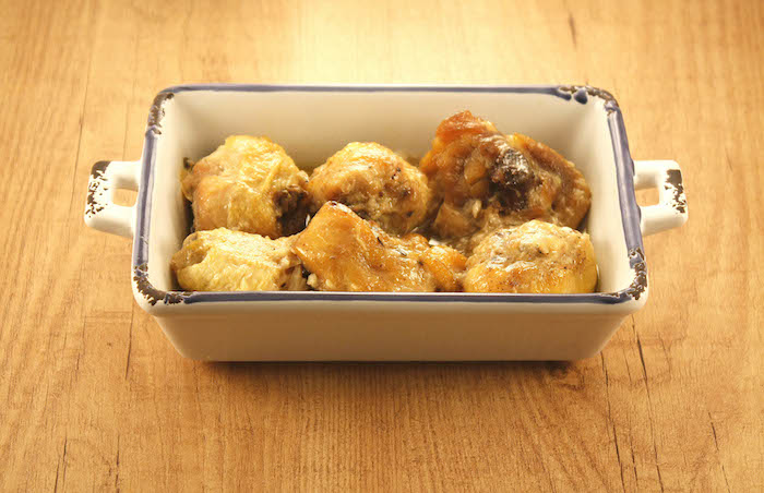 Receta de pollo al ajillo en Crock Pot
