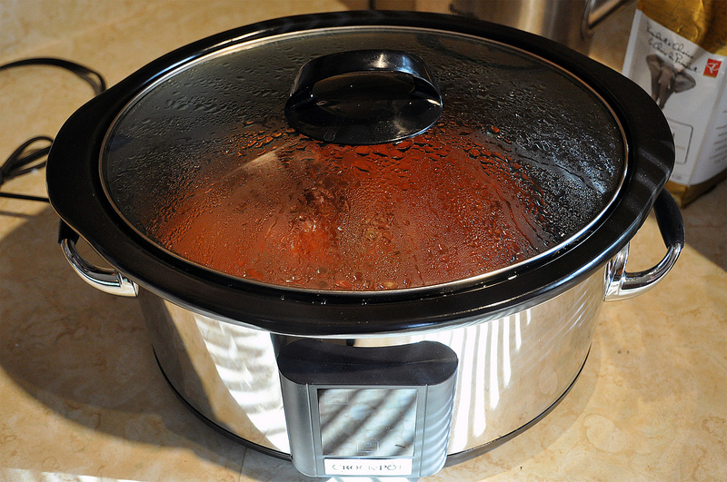 Utilizando la tapa de la Crock Pot. ¿Abrir o no abrir?