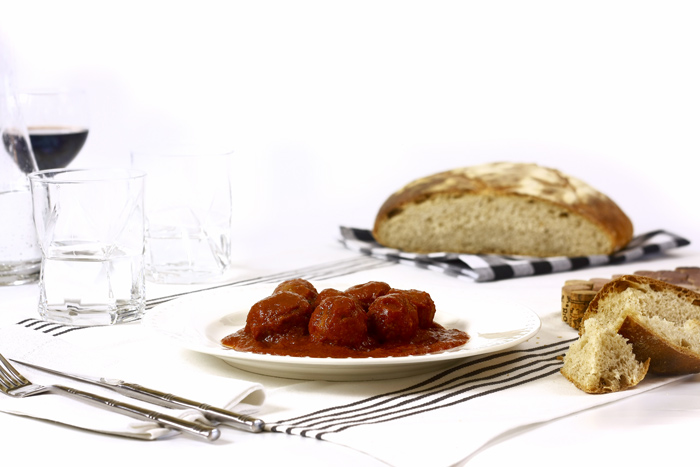 Albóndigas con tomate. Recetas de cenas para crock pot