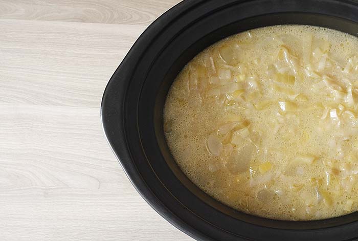 Cómo hacer vichyssoise en Crock Pot