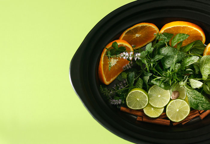 Cómo hacer potpourri o ambientador de cítricos en Crock Pot