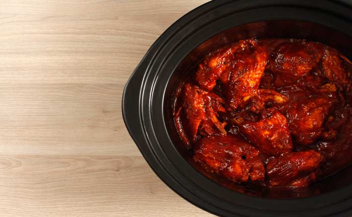 Alitas de pollo a la barbacoa. Receta para Crock Pot