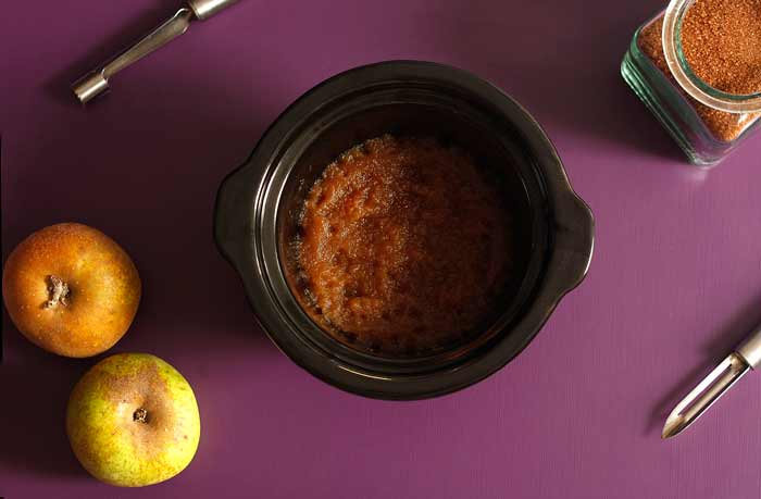 Compota de manzana. Receta para Crock Pot