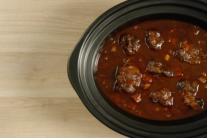 Carrilleras al vino tinto. Receta de Navidad en Crock Pot