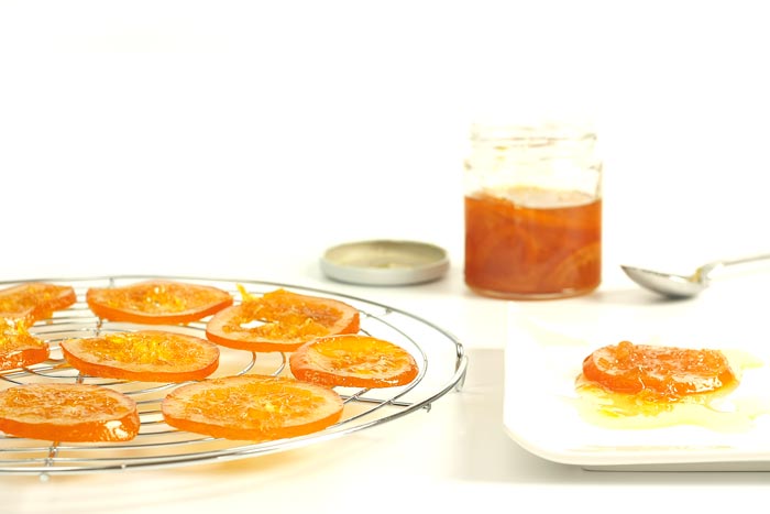 Naranjas confitadas. Receta de Navidad en Crock Pot