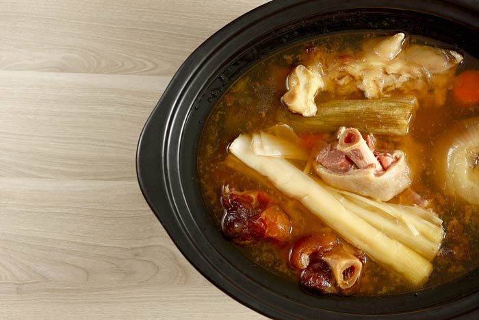 Caldo de jamón. Receta para Crock Pot
