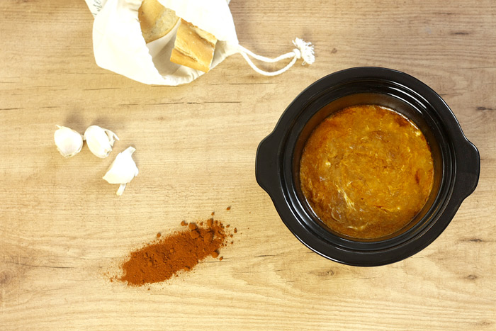 Sopa de ajo. Receta para Crock Pot