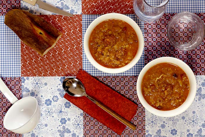 Sopa castellana. Recetas de cenas para crock pot