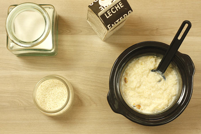 Arroz con leche. Receta para Crock Pot