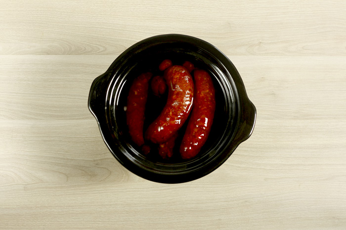 Chorizo de orza. Receta para Crock Pot