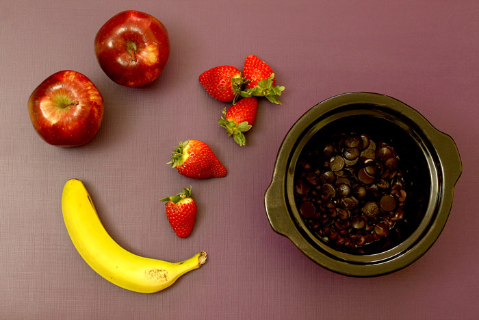 Fondue de chocolate. Receta para Crock Pot