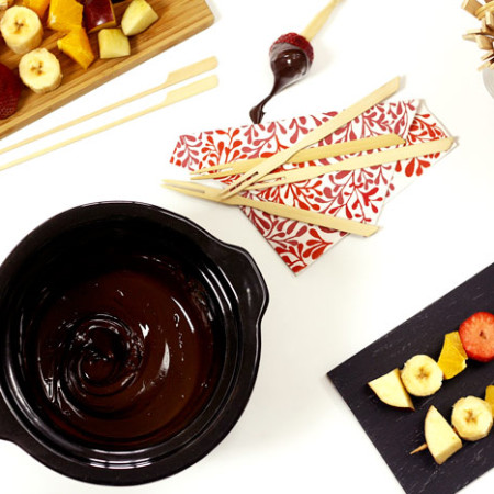 Fondue de chocolate. Receta para Crock Pot