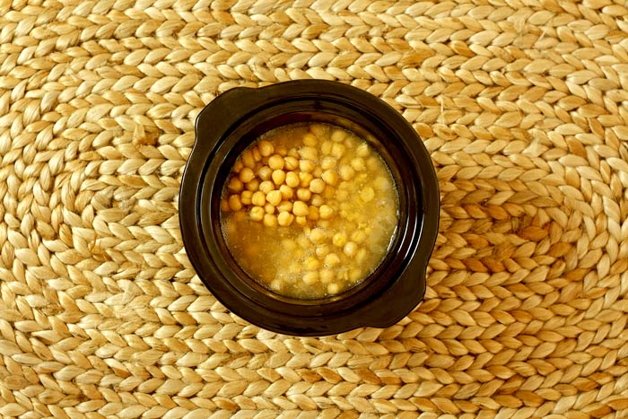 Receta de hummus en Crock pot