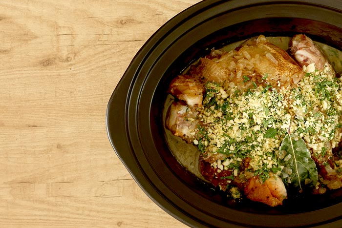 Gallina en Pepitoria. Receta para Crock Pot