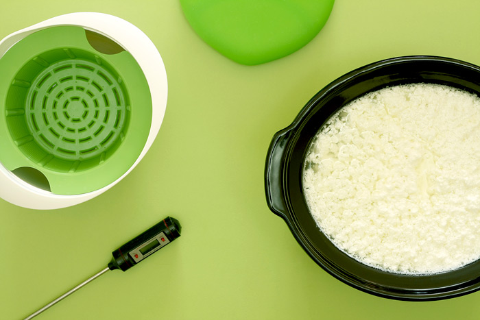 Queso fresco. Receta para Crock Pot