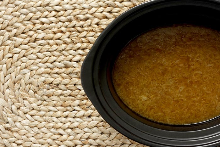 Sopa de cebolla. Receta para Crock Pot