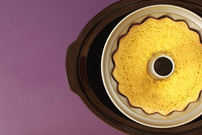 Bizcocho cuatro cuartos. Receta para Crock Pot
