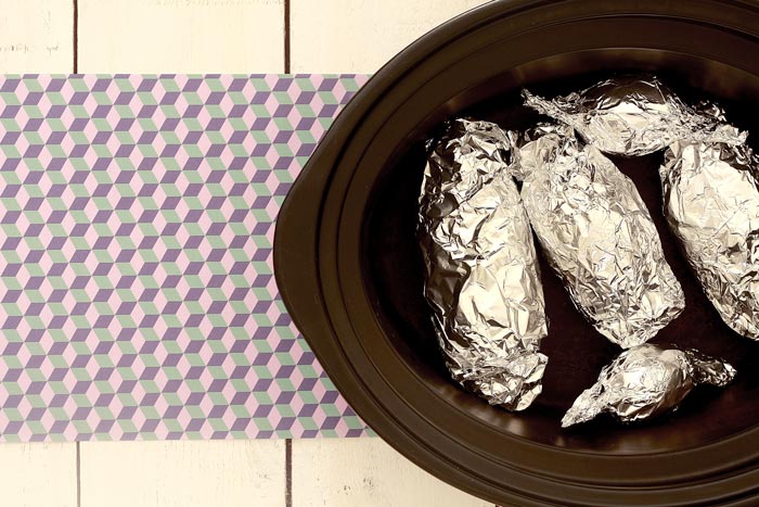 Ensalada de patatas a lo pobre. Receta para Crock Pot