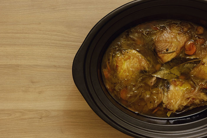 Bonito en escabeche. Receta para Crock Pot