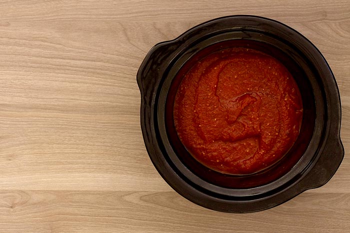 Ketchup. Receta para Crock Pot