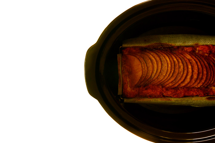 Bizcocho de manzana. Receta para Crock Pot