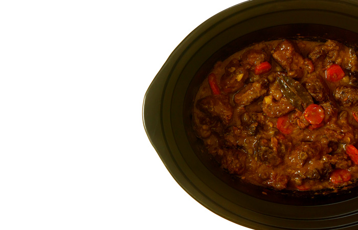 Carne guisada. Receta para Crock Pot