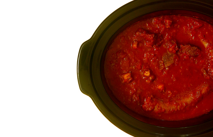 Ragú napolitano. Receta para Crock Pot