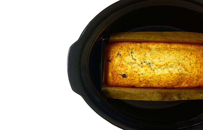 Plum cake. Receta para Crock Pot