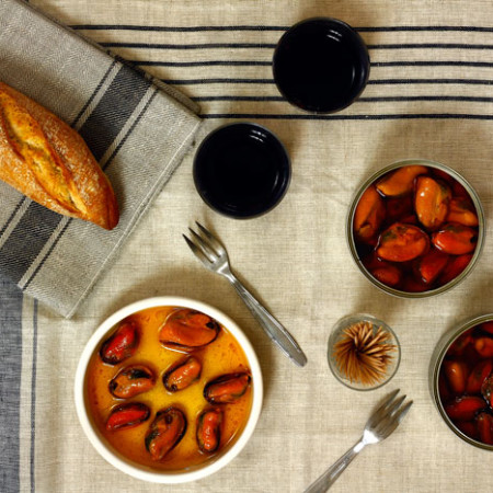 Mejillones en escabeche. Receta para Crock Pot