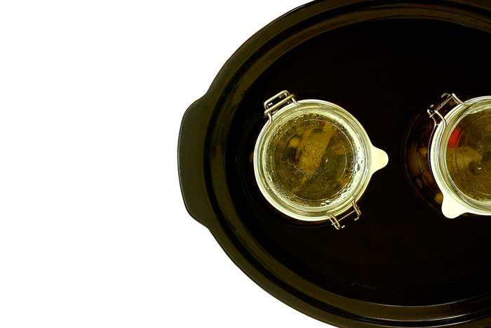 Verduras encurtidas. Receta para Crock Pot