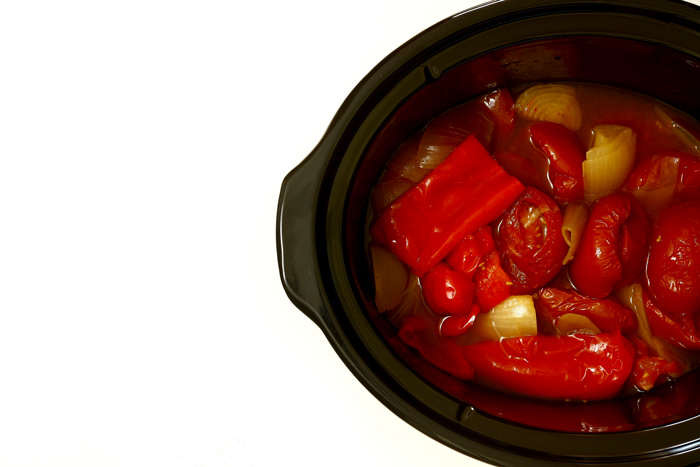 Gazpacho asado. Receta para Crock Pot