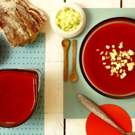 Gazpacho asado. Receta para Crock Pot