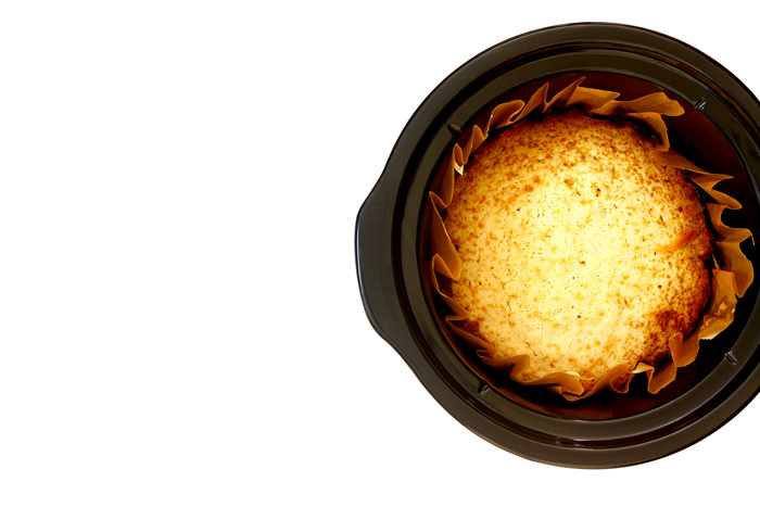 Bizcocho tatin de higos. Receta para Crock Pot