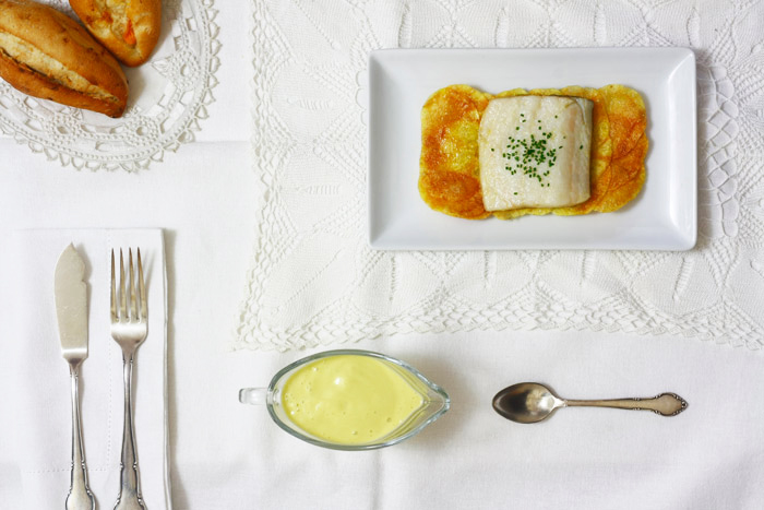 Bacalao confitado. Recetas de cenas para crock pot