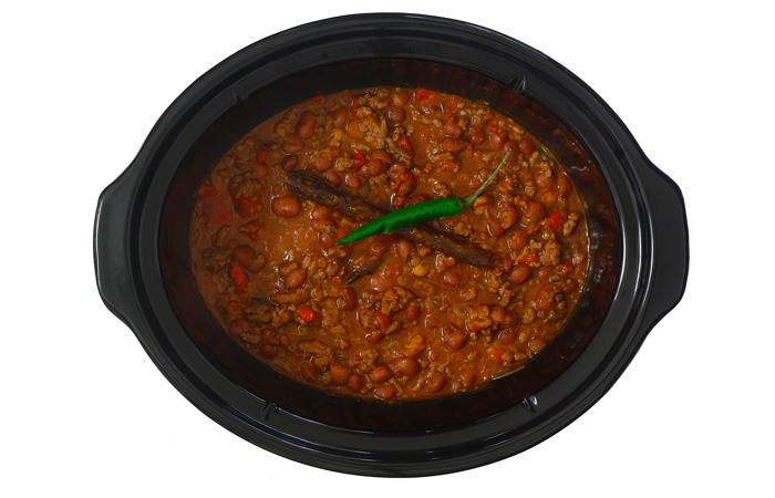 Chili con carne. Receta para crock pot