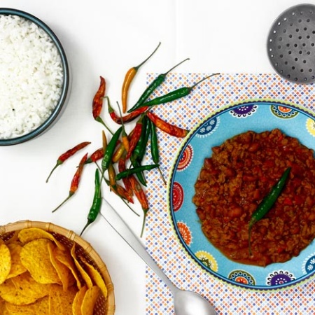 Chili con carne. Receta para crock pot