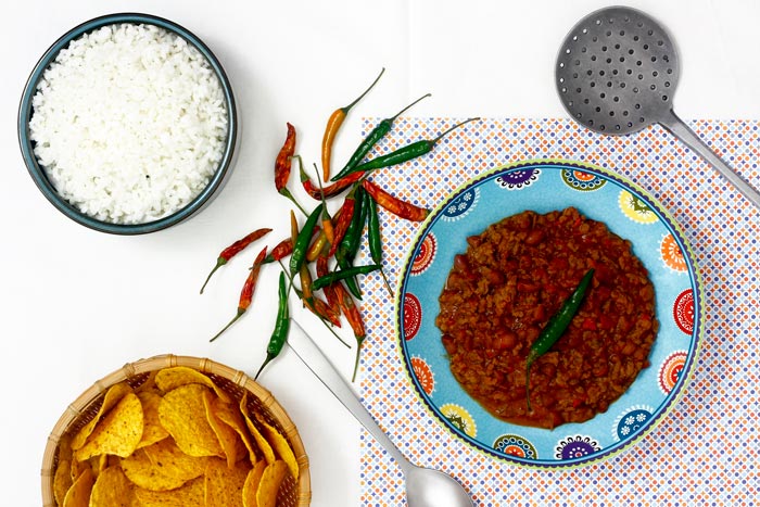 Chili con carne. Receta para crock pot