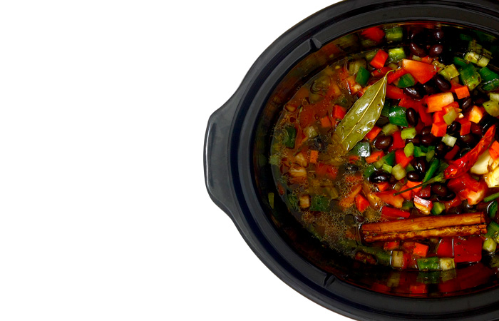 Chili sin carne. Receta para crock pot