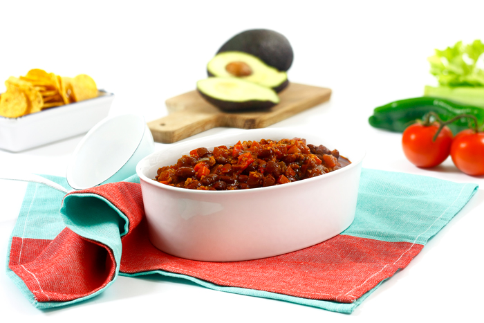 Chili sin carne. Receta para crock pot