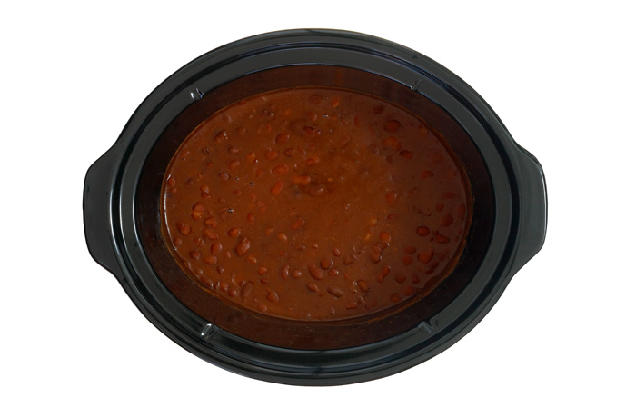 Alubias de Tolosa al estilo de El Frontón. Receta para crock pot