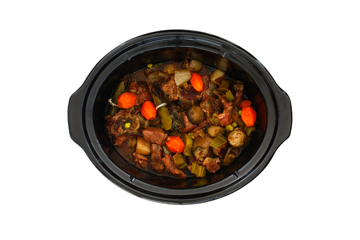 Blanqueta de ternera. Receta para crock pot