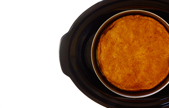 Tarta Tatin de puerros. Receta para crock pot o slow cooker