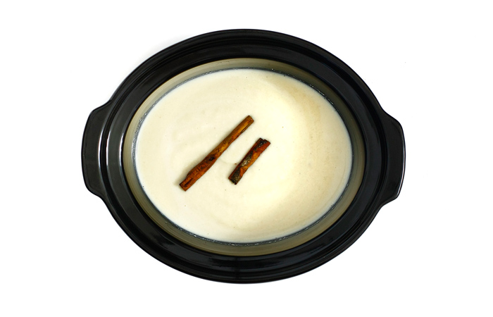 Sopa de almendras. Receta para crock pot o slow cooker