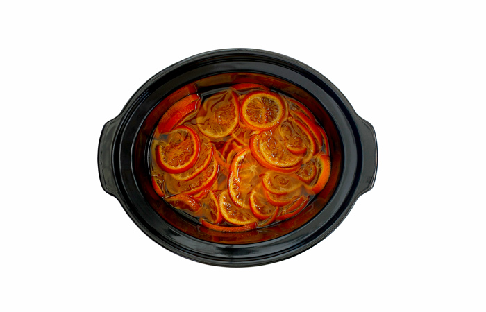 Mandarinas confitadas. Receta para crock pot o slow cooker