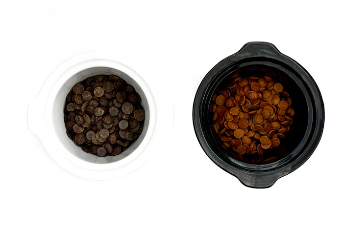 Cucharas de chocolate. Receta para crock pot o slow cooker