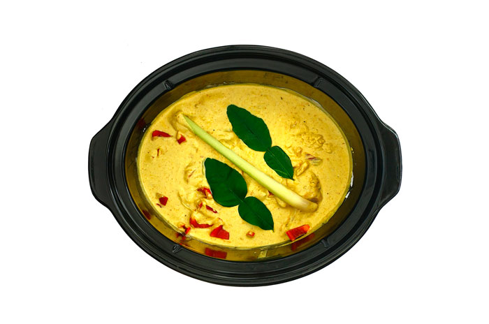 Curry de pescado. Receta para crock pot o slow cooker