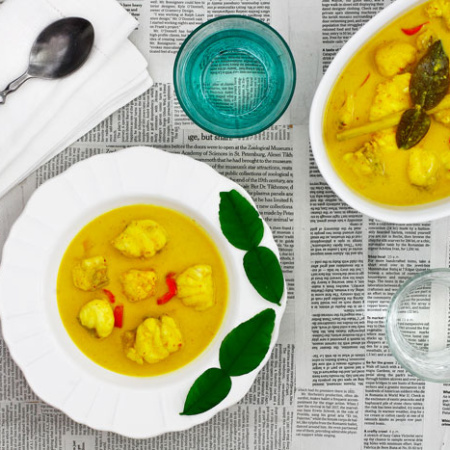 Curry de pescado. Receta para crock pot o slow cooker